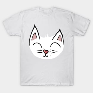 Cat with red nose T-Shirt